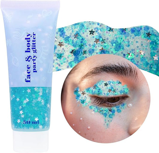 OnePearl festival face glitter image for beauty-focused consumers