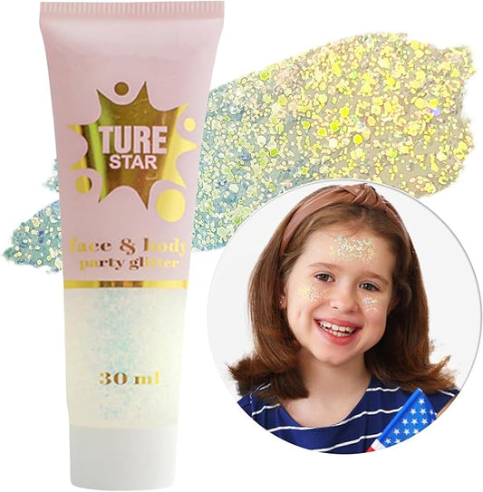 OnePearl face glitter for festivals image for beauty-focused consumers