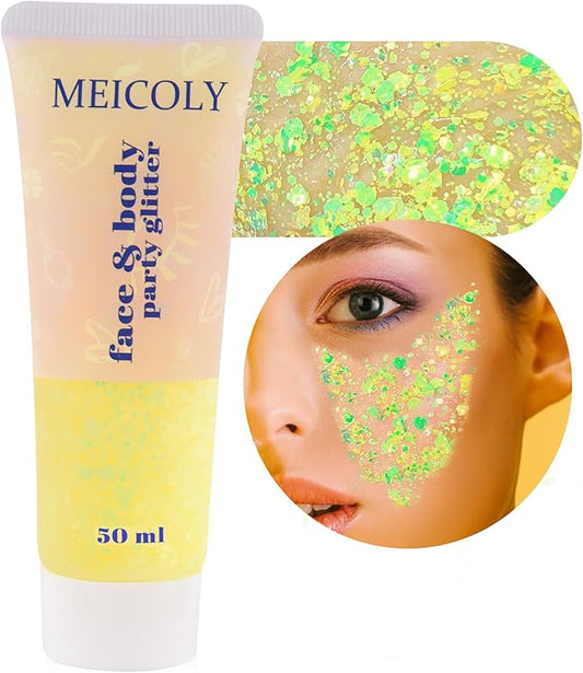 OnePearl face glitter for festivals image for beauty-focused consumers