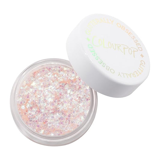 OnePearl multi-colored glitter makeup image for beauty-focused consumers