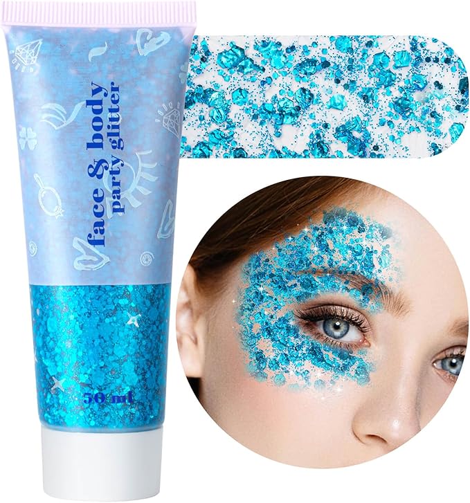 OnePearl face glitter image for beauty-focused consumers