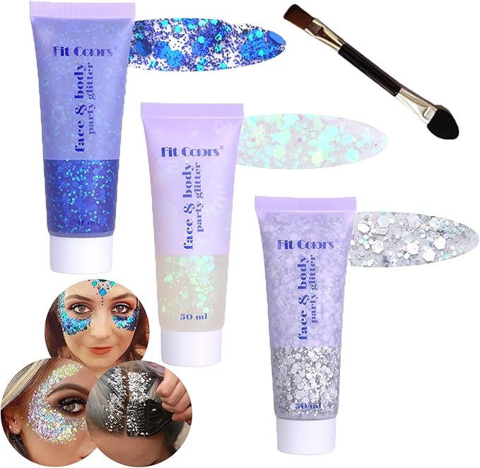 OnePearl face glitter for festivals image for beauty-focused consumers