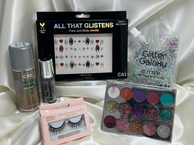 OnePearl face glitter for festivals image for beauty-focused consumers
