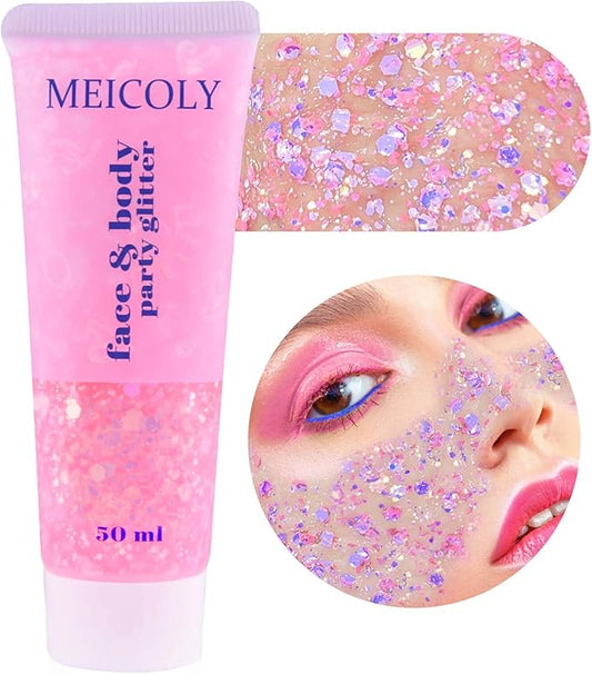 OnePearl holographic face glitter image for beauty-focused consumers