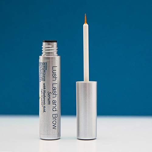 Lash & Brow Serum by Hyalogic - Eyelash and Brow Growth Serum Enriched w/Hyaluronic Acid, Argan Oil & KGF: Hypoallergenic Formula | Cruelty & Paraben-Free .17 fl. oz.(5ml)