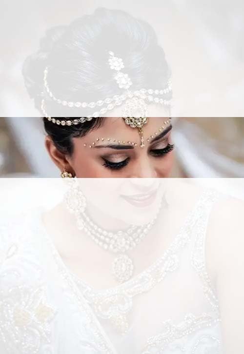 Bindi Premium Collection Multicolor White Stones Medium Size Round Bindis for Womens and Girls 5MM-Ananaya-7 Bindi (Pack of 2)