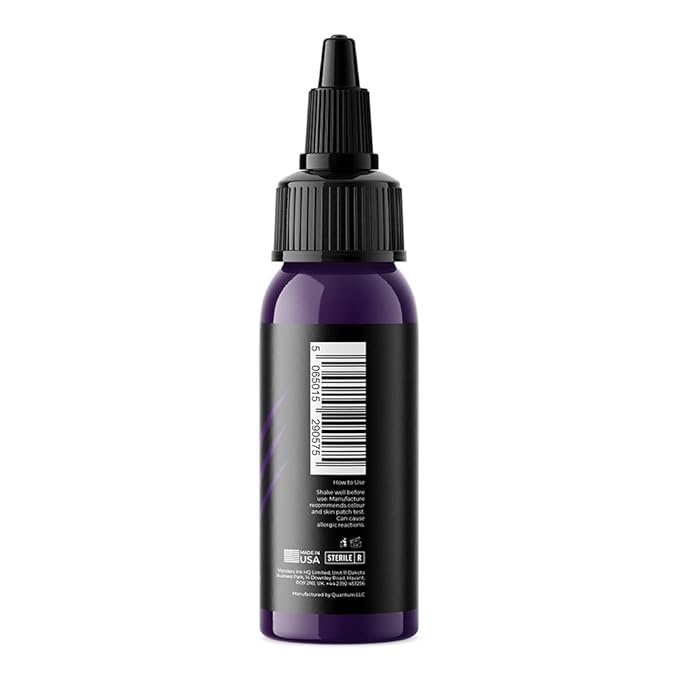 Purple Tattoo Ink by Monsters Ink Tattoo, Gorgon Grape Purple Tattoo Ink 30ml
