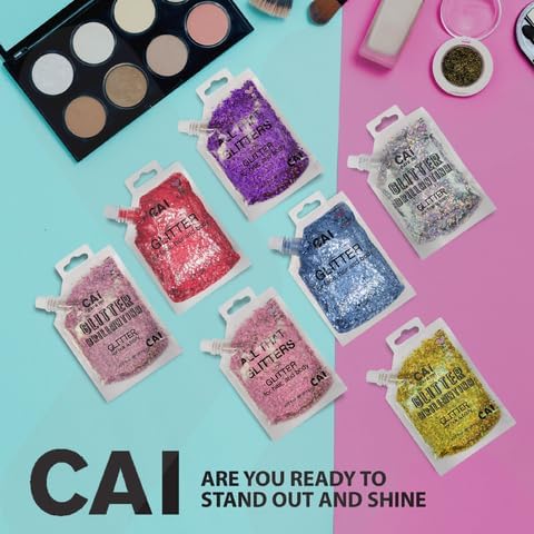 Hair Glitter Gel Body Glitter & Face Glitter for Women/Kids(2 Pk Red/Red) Chunky Iridescent Holograph Stars & Moon Cosmetic Grade Makeup Apply Without Glue Easy to Take Off & Keep Skin Clean