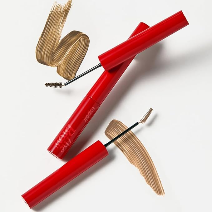 Espoir The Brow Color Fixing Cara #5 Dusty Pink 0.1 fl oz | Easy Fixing without Clumping | Long Lasting Smudgeproof Eyebrow Mascara | Soft Mood Coloring Tinted Gel | Korean Eye Makeup