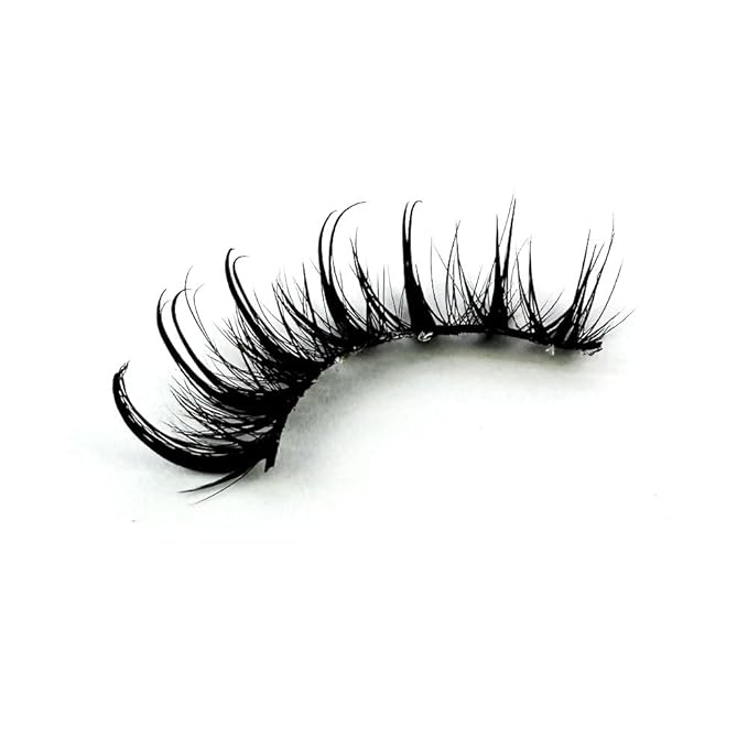 HBZGTLAD NEW 7pairs Cat eye Eyelashes 3D Natural False Lashes 5d Fluffy Soft Cross Manga Lashes Wispy Natural Eyelash Extension Makeup (DT02-8)