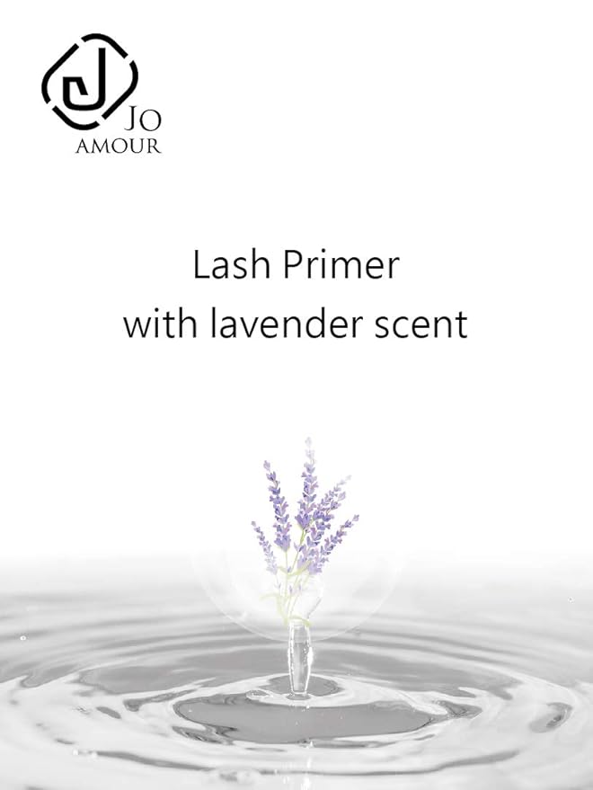 JOAMOUR Lavender Eyelash Extension Lash Primer 15ml | Professional Use for Lash Extension | Easy to remove Proteins and Oils | Nourish Your Natural Lash | Enhances Glue Retention & Dry Time
