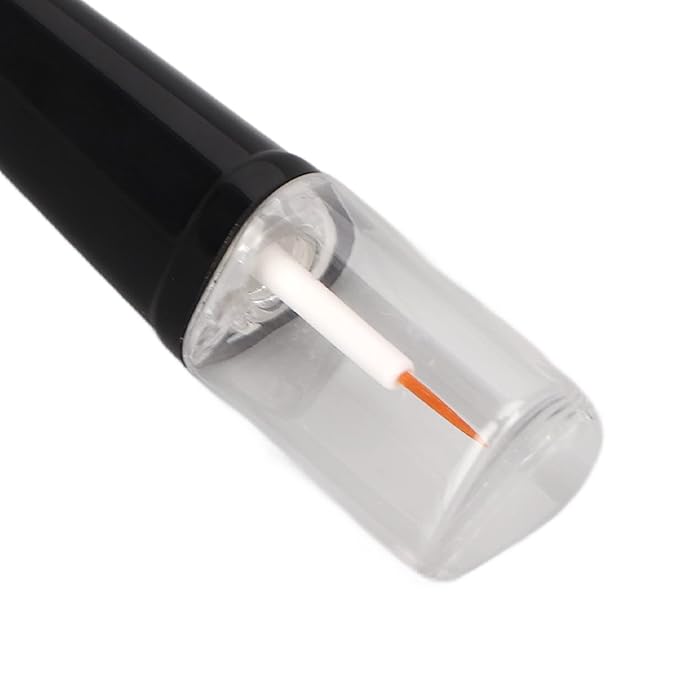 10pcs Eyelash Liquid Bottle, Empty Refillable Plastic Clear Bottle Container Eyelashes Tube, Bottle with Wand Applicators, Eye Gloss Liquid Tube Bottle