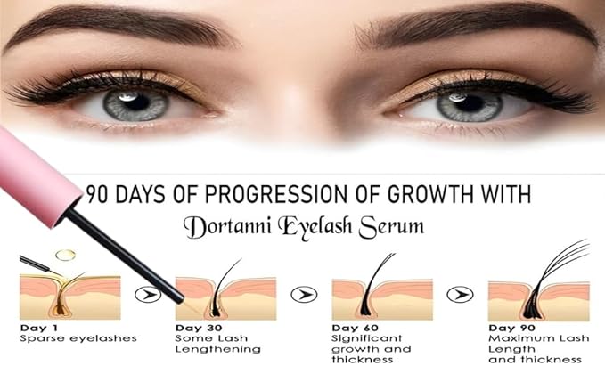 Eyelash Serum- Achieve Longer, Thicker, and Fuller Lashes Naturally. Cruelty-free,Vegan, and enriched with enhancing, conditioning, volumizing ingredients