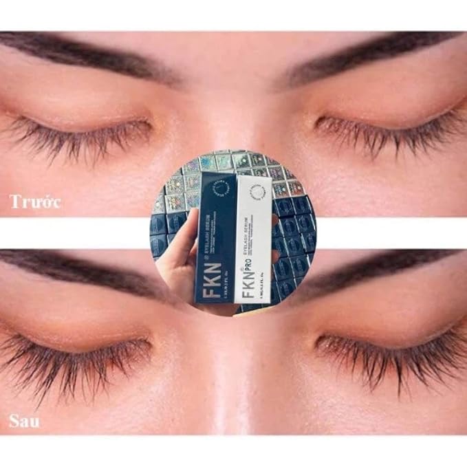FKN Rapid Growth Eyelash Serum - Day and Night Combo | Quick Result in 10 days to 4 Weeks - Perfect Christmas, Birthday, Special Holiday Gift | Creates Appearance of Longer & Darker Eyelashes|2 Packs