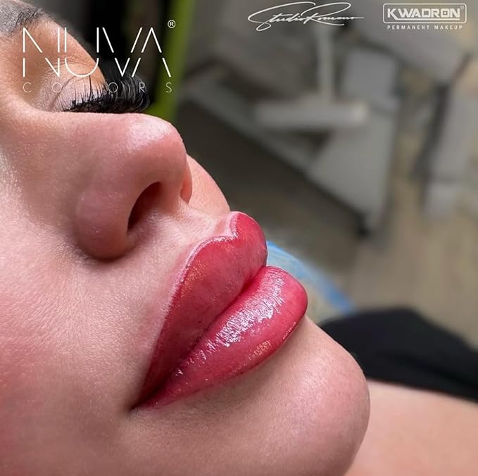 PMU Pigment, Customizable, Cool Undertone for Lip Blushing & More, Vegan, Made in USA (8-Pack)