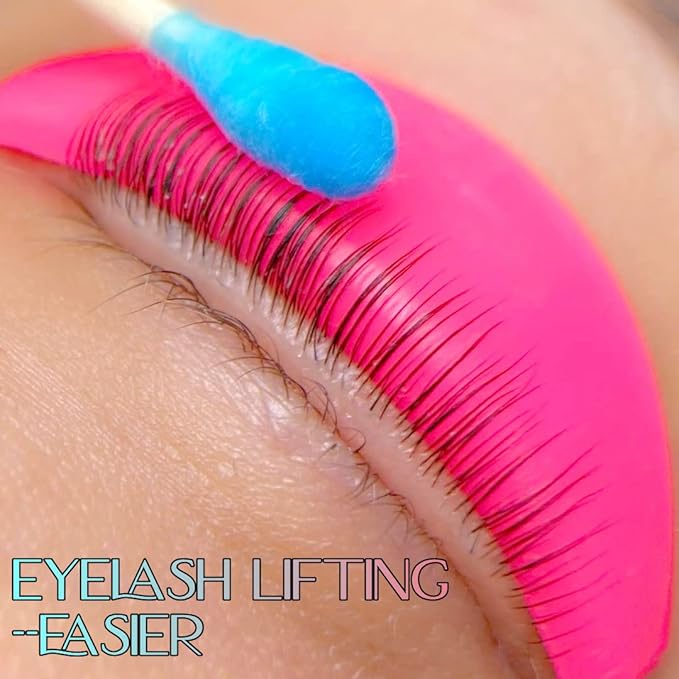 Lash Lift Pad Mix Size Reusable Eyelash Lifting Pads Quick Lami Lamination Roller Perfectly Curled Lashes with Smooth Perm Rods Easy Lash Perming Shields at Home & in Salon-100 Application Lash Shield