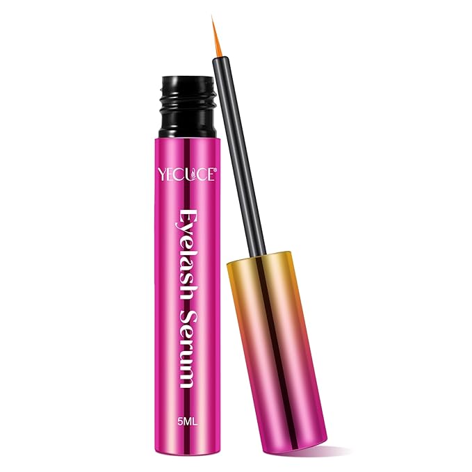 Eyelash Growth Serum, Advanced Lash Enhancing Serum For Fuller, Longer-Looking Lashes, Natural Eyelash Serum Enhancer Rapid Lash Growth, Nourish Damaged Lashes, For Best Result Use 4-5 weeks