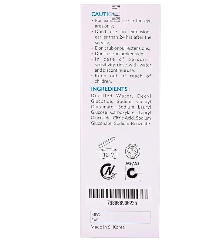 STACY LASH Lash Shampoo 50ml+ Eyelash Growth Serum Eye Makeup Remover + Lash Serum for Eyelash Growth and Thickness/Lash Cleaning Kit of Lash Cleanser + Brush & Eyelash Serum to Grow Lashes