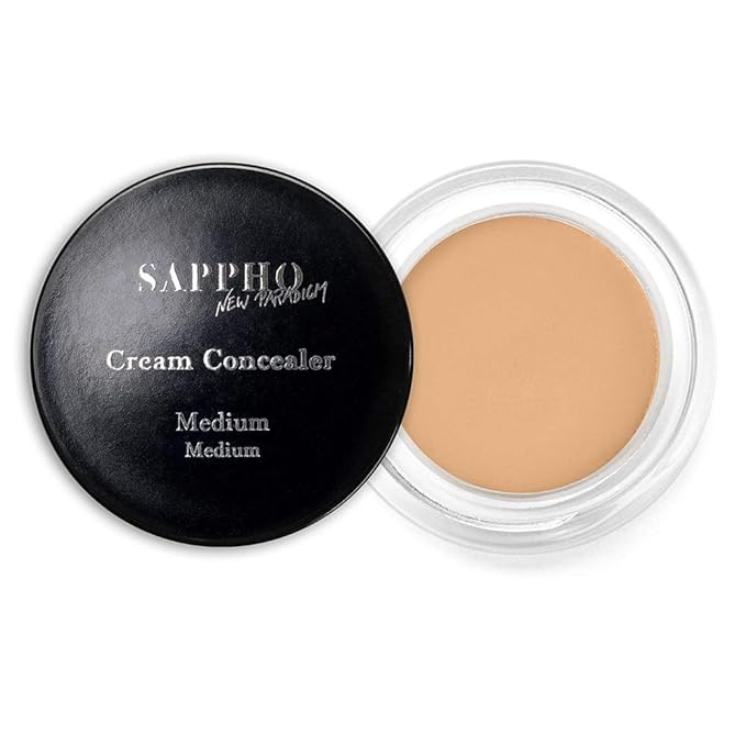SAPPHO New Paradigm - Organic Cream Concealer | Clean, Vegan, Cruelty-Free Makeup (3 - Medium)