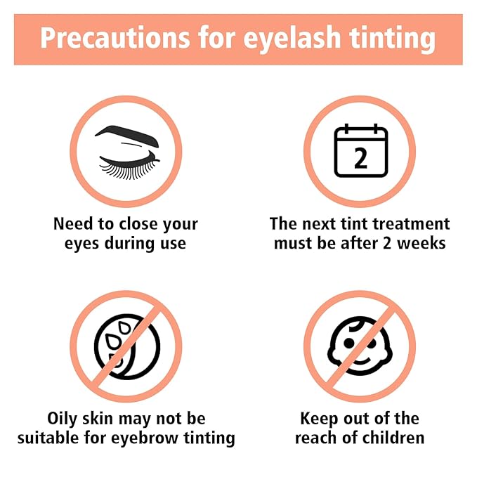 Libeauty Eyelash Color Kit, Instant Black Color Kit for Hair Lasts Up 4 Weeks with Reusable eye patches Lash Colour Kit Suitable For DIY At Home Or Salon