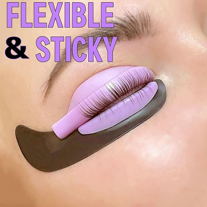 12 Piece Reusable Eye Pad Under Eye Patches Silicone Lash Lift Cover Eyelash Extension Patch Lower Lash Isolation Pads for Sensitive Skin During Eyelash Perm Lamination