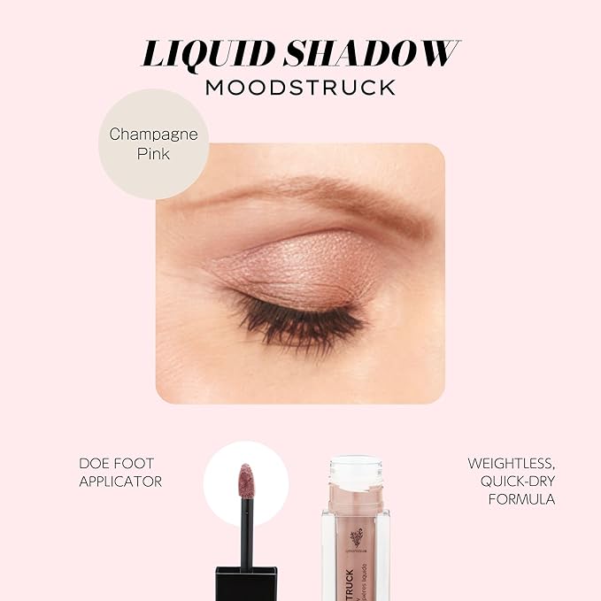 MOODSTRUCK Liquid Eyeshadow in REVERENT | CHAMPAGNE SATIN | Eye Make up | Quick Dry Cream-to-Powder Eye Shadow | High Pigment & Smudge Resistant Finish