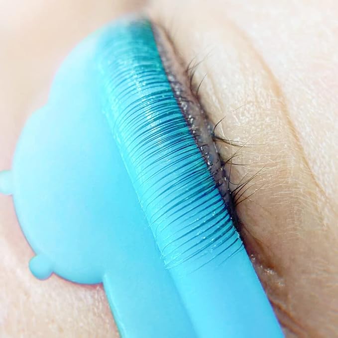 Lash Lift Pad, Eyelash Perming Rod, Soft Lash Lamination Curler Shield Mega L curl, 5 Size Pads Fit All Eyes and Lashes, Give Eyelashes Super Curl Never Pops Off Eyes -100 Applications