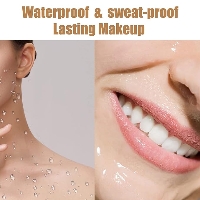 Tattoo Cover Up Makeup, Full Coverage Concealer Cream, Waterproof & Sweatproof Concealer for Scars, Vitiligo, Dark Spots – Long-Lasting, Natural Finish for Body & Legs (2 Colors)
