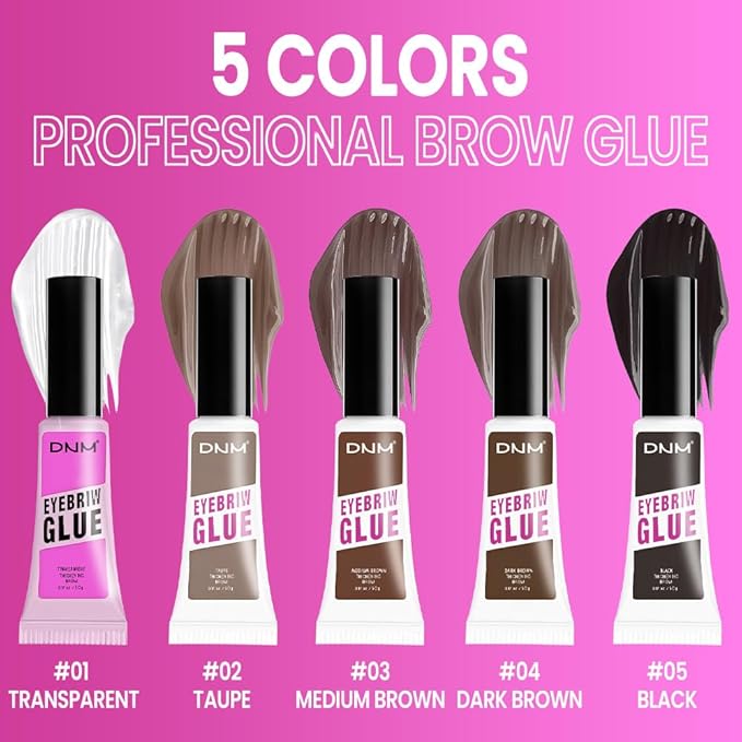 Tinted Thickening Mascara Brow, Shaping Makeup Gel,Waterproof, Transfer-proof, Brush to Fill in Eyebrows and Cover Gray Hairs - Cruelty Free (B-1Pc 02 Gray Brown, B)