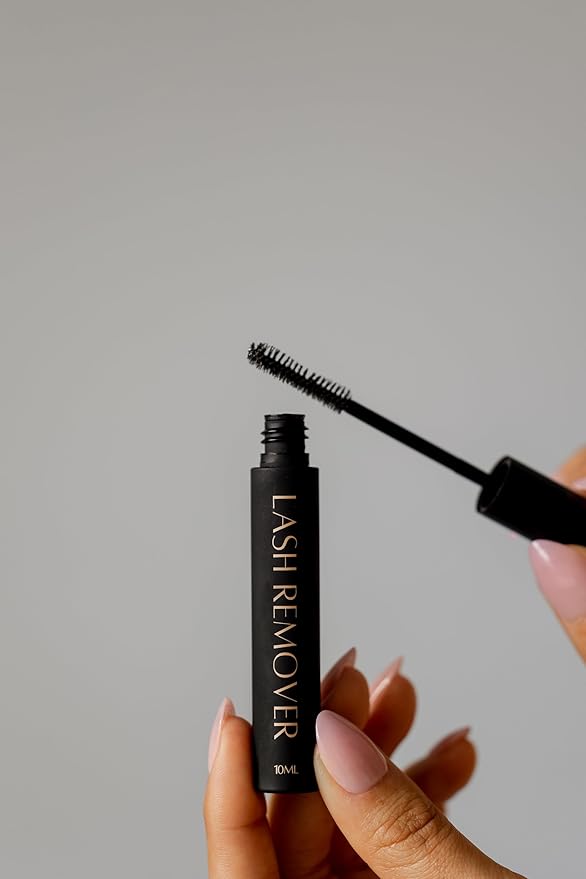 Lash Remover - Adhesive Remover For Eyelash Extensions With Spoolie Attachment - Easy Apply