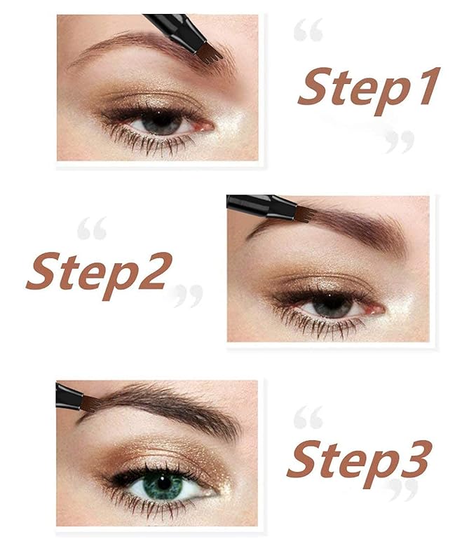 iMethod Eyebrow Pen - iMethod Eye Brown Makeup, Eyebrow Pencil with a Micro-Fork Tip Applicator Creates Natural Looking Brows Effortlessly and Stays on All Day, Light Brown