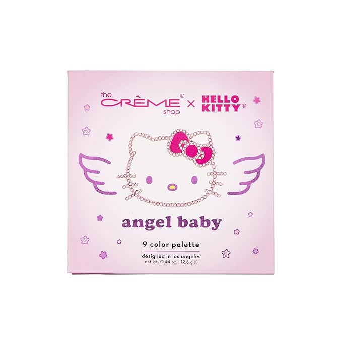 The Crème Shop Hello Kitty Y2K Angel Baby Eyeshadow Palette, PINK