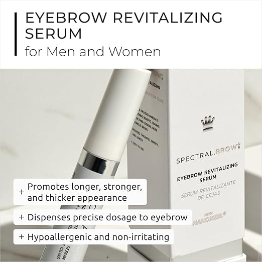 DS Labs Spectral.BROW Advanced Eyebrow Enhancing Serum - Fuller & Thicker Brows, Retinol, Azelaic Acid & Hyaluronic Acid, Paraben, Sulfate & Cruelty-Free