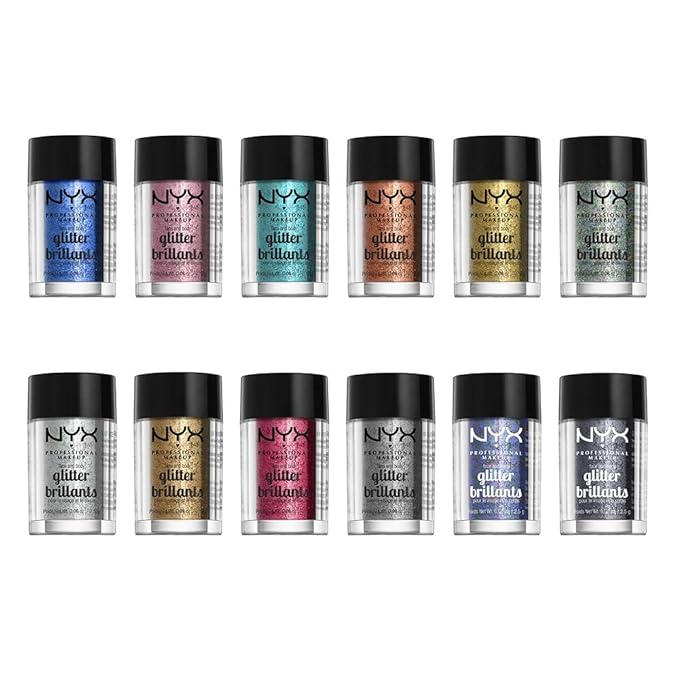 NYX PROFESSIONAL MAKEUP Face & Body Glitter, Violet