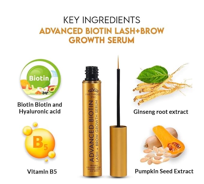Physician Developed Advanced Eyelash Serum; 10ML Thicker Longer Healthier Lashes; Irritation free; Results in 2-6 Weeks