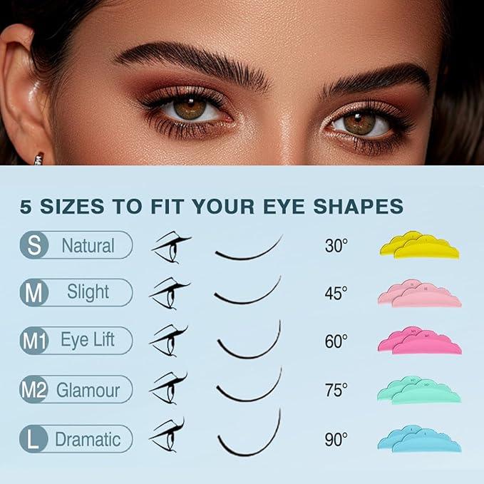 Lash Lift Kit & Brow Lamination Kit with Black Color, Salon-Quality Eyelash Perm Kit with Long Lasting Safe and Effective Result, Eyelash Curing Easy for Beginner