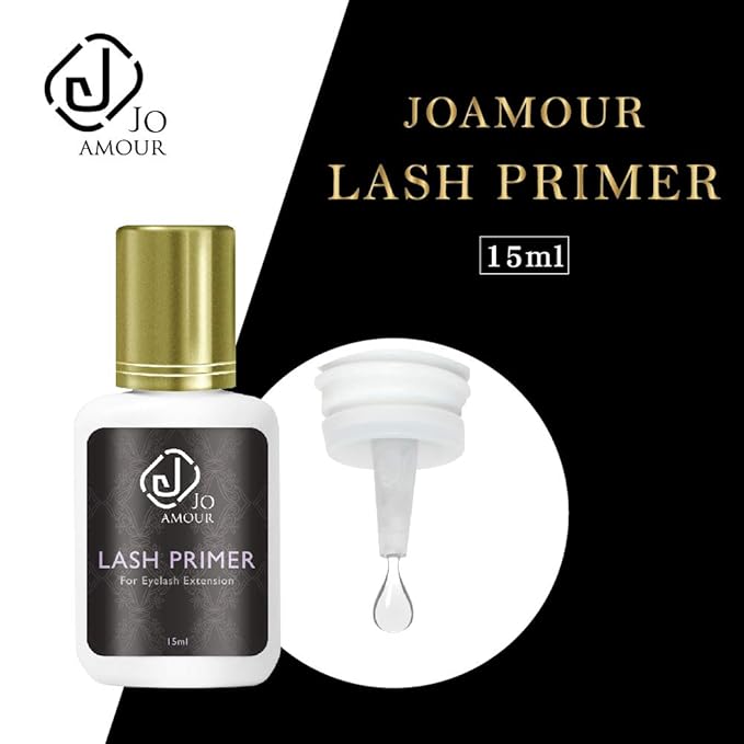 JOAMOUR Lavender Eyelash Extension Lash Primer 15ml | Professional Use for Lash Extension | Easy to remove Proteins and Oils | Nourish Your Natural Lash | Enhances Glue Retention & Dry Time