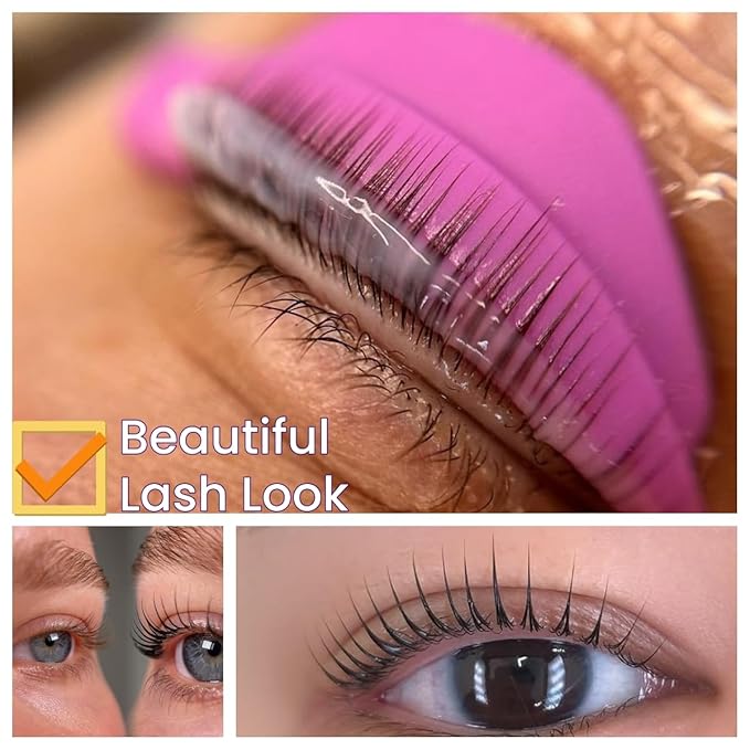 Lash Lift Pad Shield Katya Vinog DIY Eyelash Perming Pads Mega L Curl Perm Rod Roller No Glue Needed On Eyelid Silicone Guard Lifting Eyelashes Up, Lami Lamination Roller Perm Rods Ultra Soft & Light