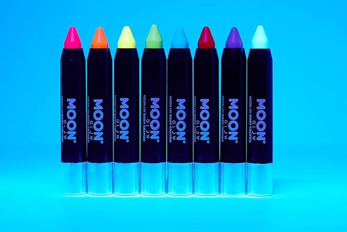 Neon UV Paint Stick Body Crayon for The Face & Body – Intense Green