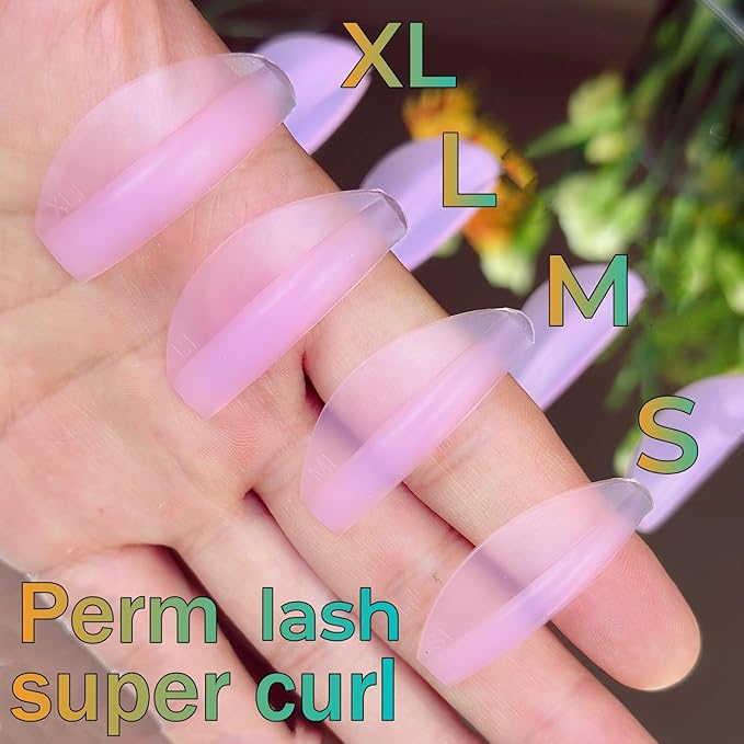 Lash Lift Ribbons Eyelash Lifting Shields Mate Mini Lami Lamination Roller Tool Soft Silicone Perm Rod Ribbon Gel Eyelash Perming Covers Mini Lash Tape String (Candy color - 2 Curl Version)
