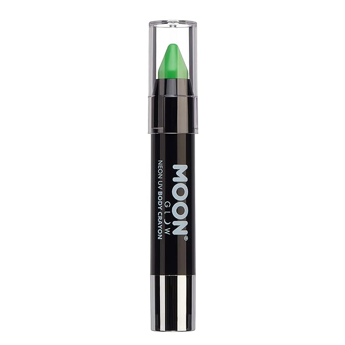 Neon UV Paint Stick Body Crayon for The Face & Body – Intense Green