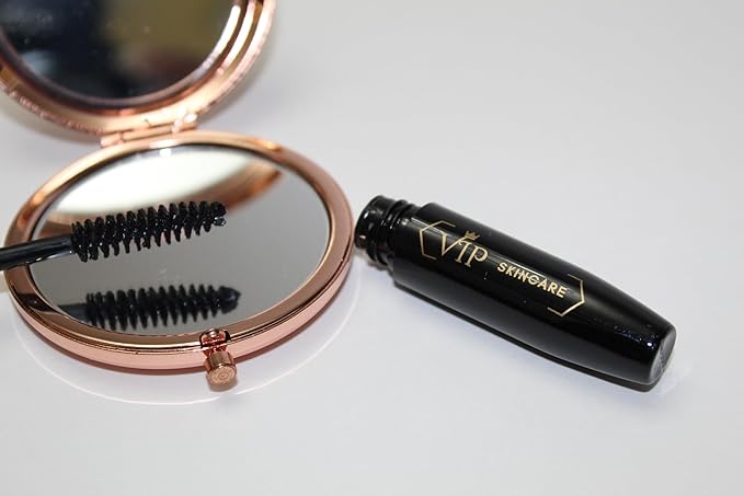 2-in-1 Nourishing Lash Primer & High Definition Black Mascara | Double-Ended Wand with Volumizing Brush | Water Resistant | Sensitive Eyes | Made in USA | 0.42 oz/14.8 mL