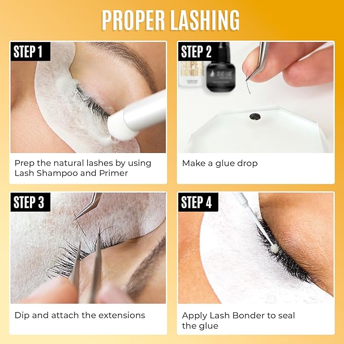Individual Lashes Semi Permanent Mink Lashes by STACY LASH | Volume & Classic Lash Extensions | C Curl Eye Lashes | Eyelash Extension Supplies for Lash Tech | 16-Rows Lash Tray | C-0.05-14mm