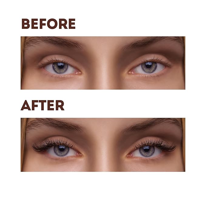 Beauty Wavez Natural Eyelash Growth Serum - Lash Growth Serum with Advanced Formula to Boost Longer Fuller, Thicker Looking Eyelashes and Eyebrows - Vegan & Cruelty-Free Eyebrow Growth Serum, 30ML