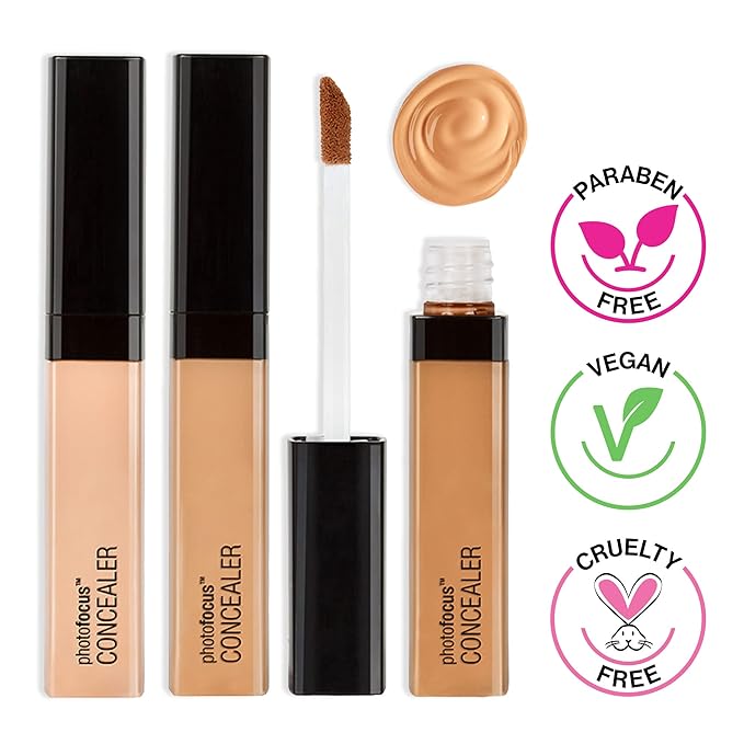 Wet n Wild Photo Focus Concealer Medium Peach,843B (Pack of 5)
