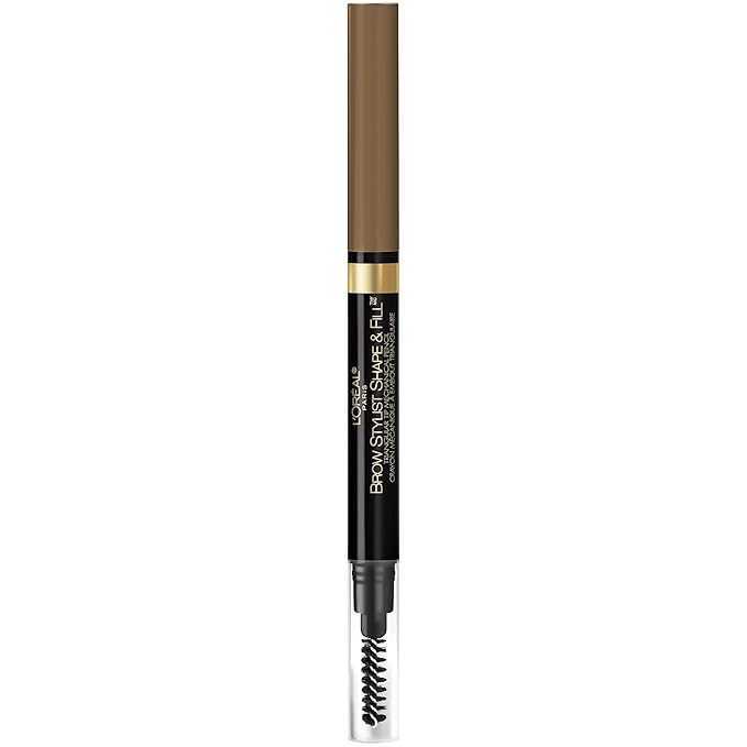 L'Oreal Paris Brow Stylist Shape & Fill Mechanical Eye Brow Makeup Pencil, Dark Blonde, 0.008 oz.