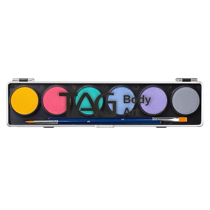 TAG Face & Body Paint - Pastel Palette 6 x 10g