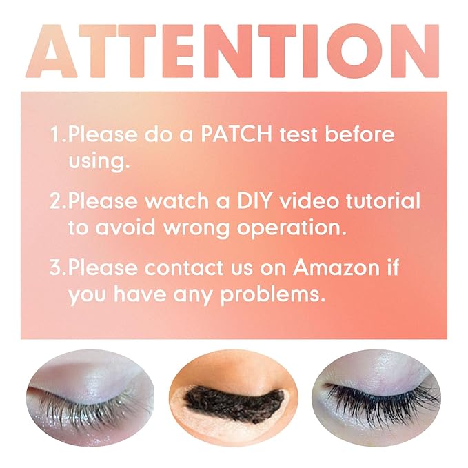 Black Eyelash Color Kit, Instant Fuller Lash and Brow Coloring Kit, DIY Hair Color for Salon Home Use 15ml