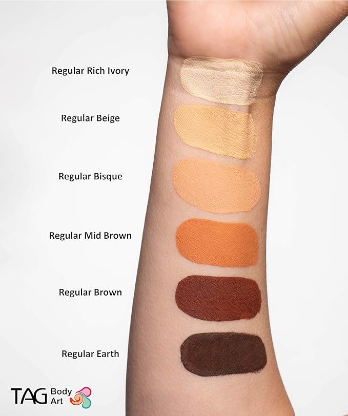 TAG Face & Body Paint - Skin Tone Palette 6 x 10g