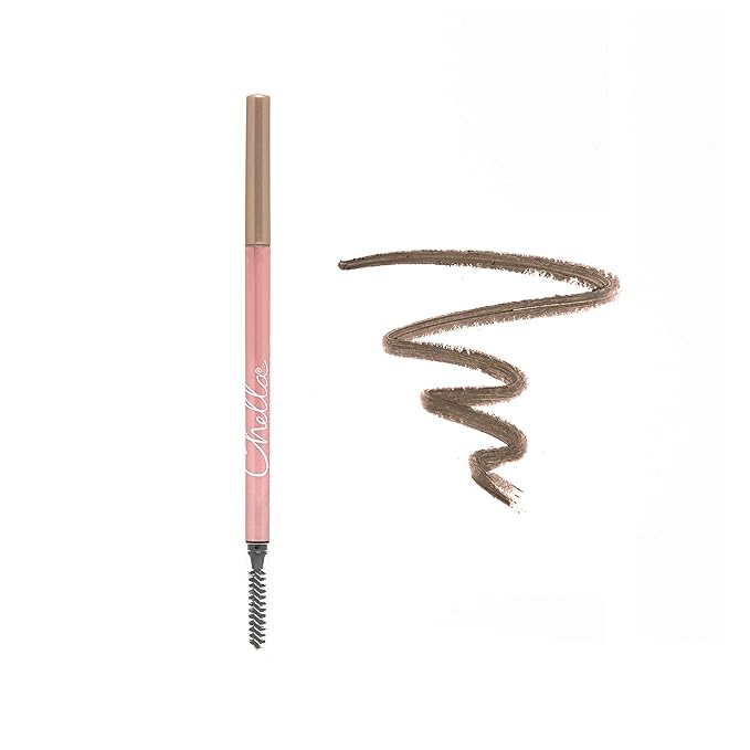 Chella Good Drama Vegan Mascara and Eyebrow Pencil Bundle, Marvelous Medium Brown